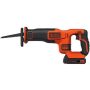 BLACK DECKER 20-Volt MAX Cordless Reciprocating Saw with 1.5 Ahr Battery and Charger - Image 1