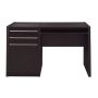 Benjara 48 in. Rectangular Brown 2 Drawer Computer Desk with Keyboard Tray - Image 1