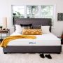 SR Red Sunrising Bedding 8'' Natural Latex Twin Mattress, Firm, Natural Talalay Latex& Pocketed Coils Support, Cashmere Wool Cover, Twin - Image 1