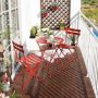 (Brand Rating: 3.5/5) Grand Patio 3-Piece Metal Outdoor Folding Bistro Set in Red - Image 1