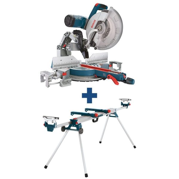 Bosch-15-Amp-12-in-Corded-Dual-Bevel-Sliding-Glide-Miter-Saw-with-60-Tooth-Saw-Blade-and-Bonus-32-1-2-in-Portable-Stand