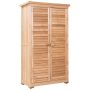 Boyel-Living 63 " Wooden Garden Storage Shed in Shutter Design - Image 1