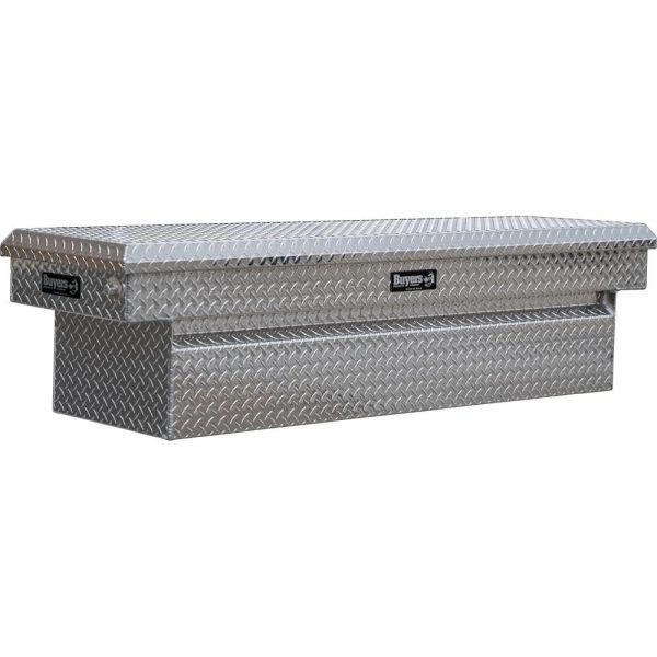 Buyers-Products-Company-23-in-x-27-in-x-71-in-Diamond-Tread-Aluminum-Crossover-Truck-Tool-Box