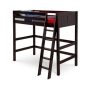 Camaflexi - Cappuccino Twin Panel High Loft Bed - Image 1