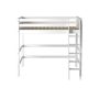 Camaflexi - White Full Panel High Loft Bed - Image 1