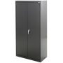 Ameriwood Home Trailwinds 24inch Obsidian Black Utility Storage Cabinet. - Image 1