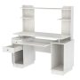 Inval 59.45 in. Washed Oak Rectangular 2 -Drawer Computer Desk with Hutch - Image 1
