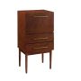 Sandusky System Series 17inch W x 64inch H x 18inch D Black Single Door Storage Cabinet w/ File Drawer - Image 1