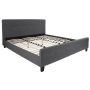 Carnegy Avenue - Dark Grey King Platform Bed - Image 1
