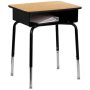 Natural Open Front Student Desks - Image 1
