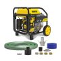 CHAMPION POWER EQUIPMENT 2 inch Gas-Powered Semi-Trash Water Transfer Pump w/ Hose and Wheel Kit - Image 1