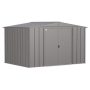 Arrow Classic 10-ft W x 8-ft D Charcoal Steel Storage Shed - Image 1