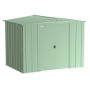 Arrow Classic 8 ft.W x 6ft. D Sage Green Steel Storage Shed - Image 1