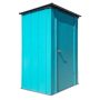 Arrow Spacemaker 4.5-ft x 3-ft Teal Galvanized Steel Patio Shed - Image 1