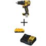 DEWALT ATOMIC 20-Volt MAX Cordless Brushless Compact 1/2 in. Hammer Drill (Tool-Only) with 3.0Ah Battery & 12-V to 20-V Charger - Image 1