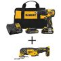 DEWALT ATOMIC 20-Volt MAX Brushless Cordless Compact 1/2 in. Hammer Drill w/ 20-Volt Brushless Oscillating Tool (Tool Only) - Image 1
