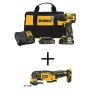 DEWALT ATOMIC 20V MAX Lithium-Ion Cordless Brushless Compact 1/2 in. Hammer Drill Kit and Brushless Oscillating Multi-Tool - Image 1