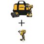 DEWALT 20-Volt MAX XR Cordless Brushless 1/2 in. Drill/Driver Kit with 20V Brushless 3-Speed 1/4 in. Impact Driver (Tool-Only) - Image 1