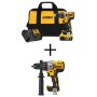 DEWALT 20-Volt Maximum XR Cordless Brushless 1/2 in. Drill/Driver Kit w/ 20-Volt 1/2 in. Brushless Hammer Drill (Tool-Only) - Image 1