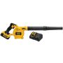 DEWALT 135 MPH 100 CFM 20-Volt MAX Lithium-Ion Cordless Blower Kit with Battery 4Ah and Charger - Image 1
