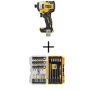 DEWALT ATOMIC 20V MAX Cordless Brushless Compact 1/4 in. Impact Driver and MAXFIT Screwdriving Set (35-Piece) - Image 1