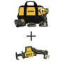 DEWALT ATOMIC 20-Volt MAX Cordless Brushless Compact 1/4 in. Impact Driver Kit w/ Bare ATOMIC 20V Brushless Compact Recip Saw - Image 1