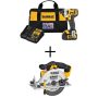 DEWALT 20V MAX Lithium-Ion Cordless 1/4 in. Impact Driver Kit and 20V MAX Cordless 6-1/2 in. Circular Saw - Image 1