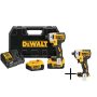 DEWALT 20-Volt MAX XR Lithium-Ion Cordless Brushless 1/4" Impact Driver, 2 Batteries 4 Ah, Charger, and Free Impact Driver - Image 1