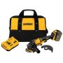DEWALT FLEXVOLT 60-Volt MAX Lithium-Ion Cordless Brushless 4-1/2 in. Angle Grinder with Battery 2Ah, Charger and Contractor Bag - Image 2