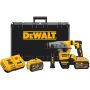 DEWALT 20-Volt MAX XR 1-1/8in. Cordless SDS-plus Brushless L-Shape Concrete/Masonry Rotary Hammer w/ (2) Batteries 9Ah - Image 1