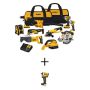 DEWALT 20-Volt MAX Lithium-Ion Cordless Combo Kit (10-Tool) with ATOMIC 20V MAX Brushless 1/2 in. Impact Wrench (Tool-Only) - Image 1