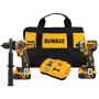 DEWALT 20-Volt MAX Lithium-Ion Cordless Combo Kit (2-Tool) w/ Two Batteries 5.0 Ah, Charger and Bag - Image 1