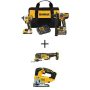 DEWALT 20V MAX Cordless Brushless Hammer Drill/Driver Combo Kit(2-Tool) with ATOMIC 20V Oscillating Tool & 20V Jigsaw(Tools-Only) - Image 1