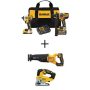 DEWALT 20V MAX Cordless Brushless Hammer Drill/Driver Combo Kit (2-Tool) w/ 20V Reciprocating Saw and 20V Jigsaw (Tools-Only) - Image 1