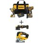 DEWALT 20-Volt MAX Cordless Brushless Hammer Drill/Driver Combo Kit (2-Tool) w/ 20V Angle Grinder and 20V Jigsaw (Tools-Only) - Image 1