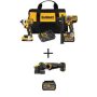 DEWALT 20V MAX Cordless Brushless Hammer Drill/Driver Combo Kit (2-Tool) with 20V Angle Grinder(Tool Only) & FLEXVOLT 6Ah Battery - Image 1