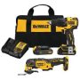 DEWALT ATOMIC 20-Volt MAX Lithium-Ion Cordless Brushless Combo Kit with (2) Batteries 1.5 Ah, Charger and Bag - Image 1