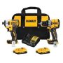 DEWALT 20-Volt Lithium-Ion Cordless Brushless Drill Driver/Impact Driver Combo Kit (2-Tool) with Two 2.0 Ah Batteries & Charger - Image 1