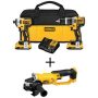 DEWALT 20-Volt MAX Li-Ion Cordless Brushless Hammer Drill/Impact Combo Kit (2-Tool) w/ 20V 4-1/2 in.- 5-inch Grinder (Tool Only) - Image 1