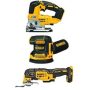 DEWALT 20-Volt MAX XR Lithium-Ion Woodworking Combo Kit (3-Tool) with Oscillating Tool, Jigsaw, 5 in. Random Orbital Sander - Image 1