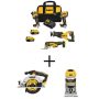 DEWALT 20V MAX Lithium-Ion Cordless Brushless Combo Kit (4-Tool), 20V Brushless 6-1/2 in. Circular Saw & 20V Compact Router - Image 1