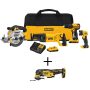 DEWALT 20-Volt MAX Lithium-Ion Cordless Combo Kit (4-Tool) w/ ATOMIC 20-Volt Brushless Cordless Oscillating Tool - Image 1