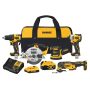 DEWALT 20-Volt MAX XR Cordless Combo Kit (5-Tool) w/ (1) 20-Volt 4.0Ah Battery, (1) 20-Volt 2.0Ah Battery & Charger - Image 1