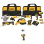DEWALT 20-Volt MAX Li-Ion Combo Kit (8-Tool) w/ 20-Volt MAX Li-Ion Cordless 3/8 in. Impact Wrench w/ Hog Ring (Tool-Only) - Image 1