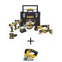 DEWALT 20V MAX Lithium-Ion Cordless Combo Kit(7-Tool) with ToughSystem Case and 20-Volt MAX XR Cordless Brushless Jigsaw - Image 1