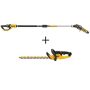 DEWALT 8-inch 20-Volt MAX Cordless Pole Saw (Tool Only) w/ 22-inch 20-Volt MAX Lithium-Ion Cordless Hedge Trimmer (Tool Only) - Image 1