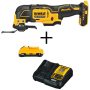 DEWALT ATOMIC 20-Volt MAX Li-Ion Brushless Cordless Oscillating Tool - Tool Only w/ Bonus Battery Pack 3.0Ah and Charger - Image 1