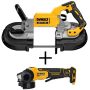 DEWALT 20-Volt MAX Li-Ion Brushless Cordless Deep Cut Band Saw (Tool-Only) with Bonus 4-1/2 in. Small Angle Grinder (Tool-Only) - Image 1