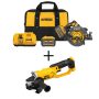 DEWALT FLEXVOLT 60-Volt MAX Li-Ion 7-1/4 inch Cordless Brushless Circ Saw Kit w/ 20V Cordless 4-1/2 - 5 inch Grinder(Tool Only) - Image 1