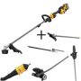 DEWALT Flexvolt 60-Volt Li-Ion Electric Cordless String Trimmer w/ Edger, Brush Cutter, Polesaw, Blower and Hedge Attachments - Image 1